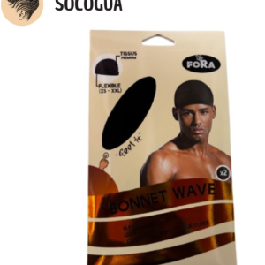 FORA BONNET WAVE NOIR 2PCS