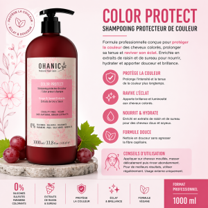 SHAMPOOING OHANIC PROTECTION COLORATION 100% ORGANIC 1L